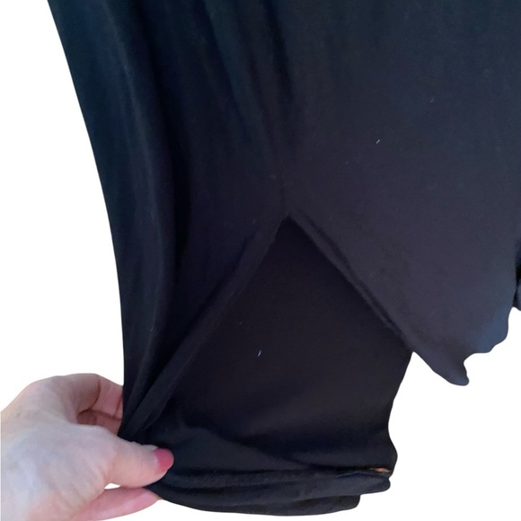 Banana Republic Goddess Maxi Dress Size S Black Sleeveless Stretch Flowy Sexy - Picture 8 of 9